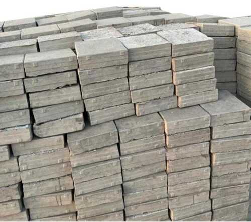 Grey Color Plain Square Concrete Paver Block