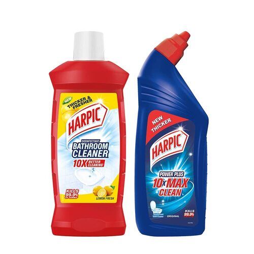 Daily Usable Ultra Shine Harpic Toilet Cleaner Liquid for Kills 99.9 Percent of Germs and Bacteria Instantly