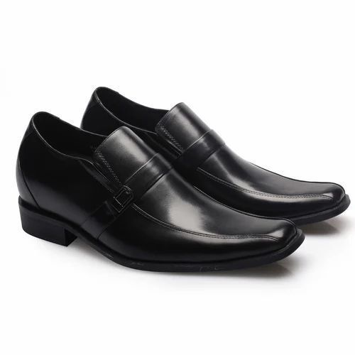 Black Color Mens Leather Shoes