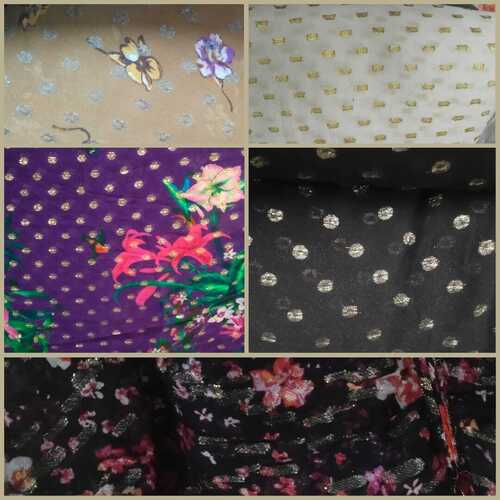 Georgette Butta Printed Fabric