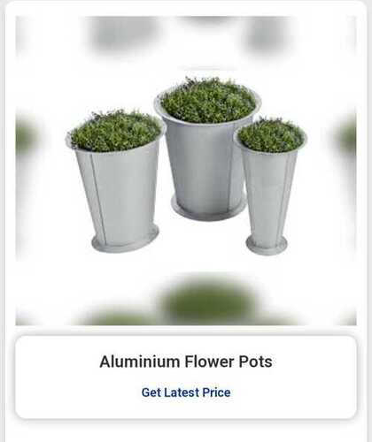 Aluminium Flower Pots