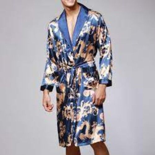 Comfortable Printed Night Dress For Mens