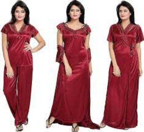 Comfortable Washable Skin Friendly Women Nighty Set