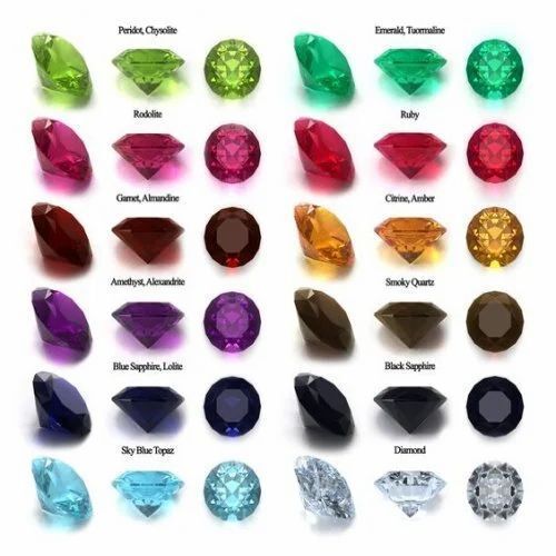 Multi-color Precious Cut Gemstones