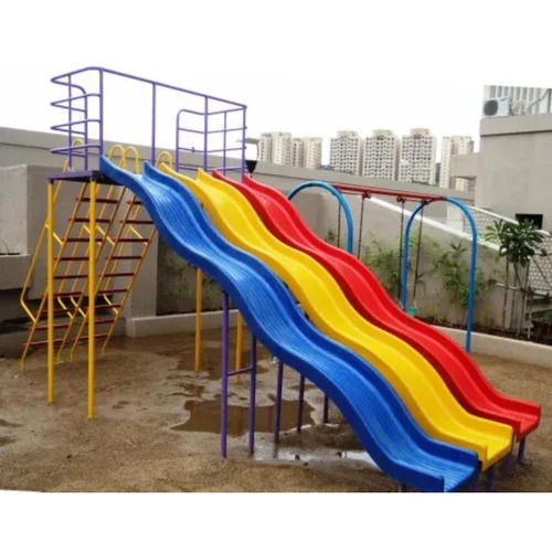 HIGH QUALITY PLAYGROUND TRIPLE WAVE SLIDE