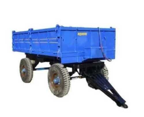 Blue Color Mild Steel Material Tractor Trolley For Farming