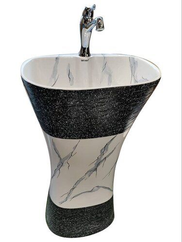 Modern Designer Ceramic Pedestal Wash Basin