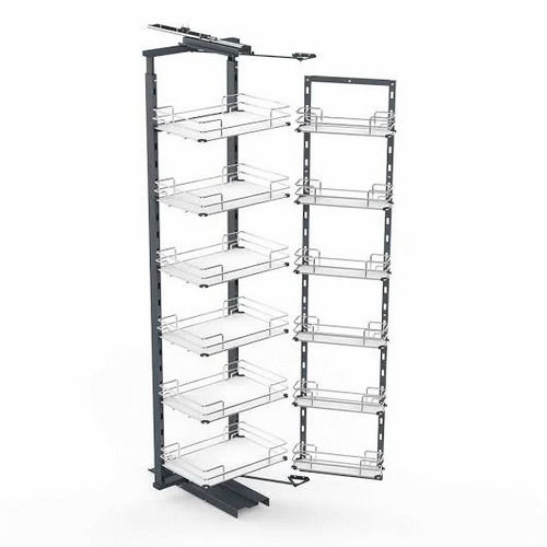 Square Single Wire Shelf Pantry Unit for Home Use