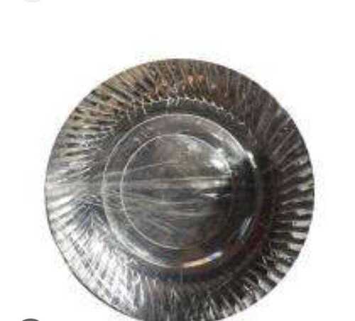 Silver Round Disposable Paper Plate