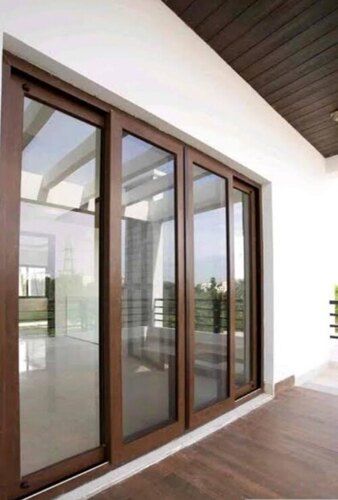 Polished Finish Termite Resistant Wooden Designer Sliding Entry Door For Residential Building