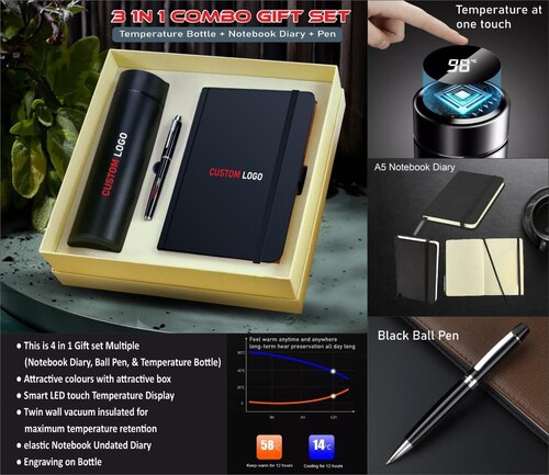 3 In One Combo Customized Corporate Gift Set By BUZZOUK INNOVATIONS LLP