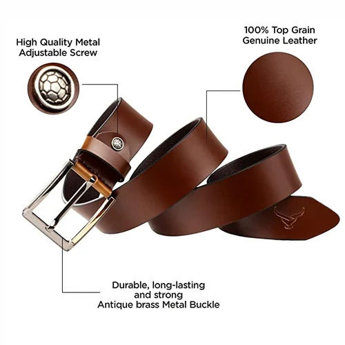 Durable Strong Long Lasting Mens Leather Belt