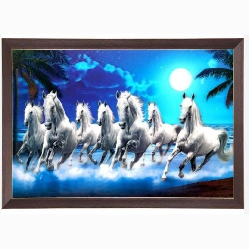 Horse Painting with Frame