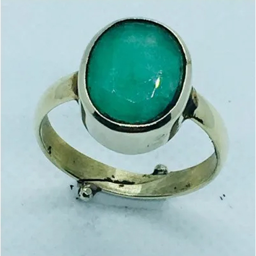 Oval Emerald Panna Ring At Best Price In Jaipur | K. Gems