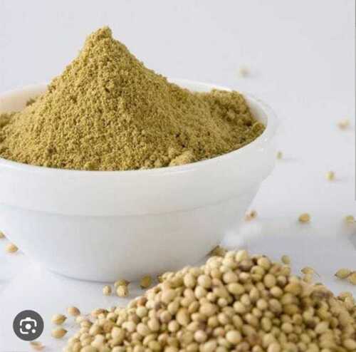 Coriander Dhaniya Powder - A Grade Organic Natural Spice | Fine Brown Powder for Culinary Use, Store in Dry Place