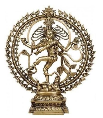 Polished Brass Nataraja Statues            