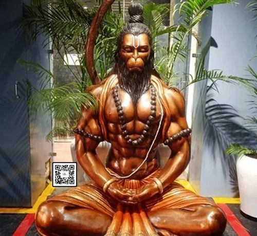 Brown (Base) FRP Lord Hanuman Statue