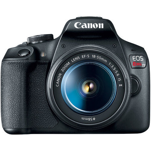 Canon Eos Rebel T7 Dslr Camera With 18-55mm And 75-300mm Lenses