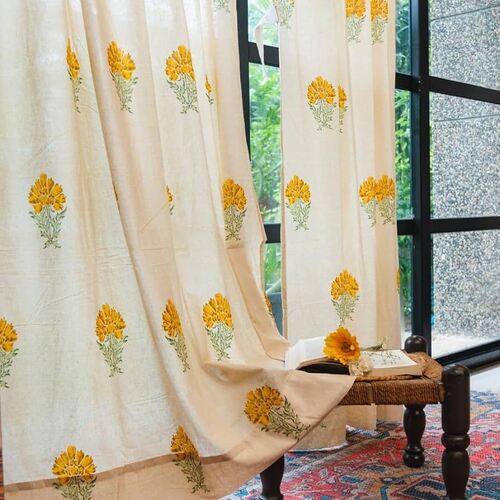 Skin Friendly And Premium Design Cotton Curtain