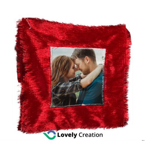 Fur Cushion Square Photo Frame