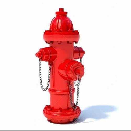 Red Fire Hydrant System - Durable & High Strength Design | Industrial & Commercial Use, Bright Red Color