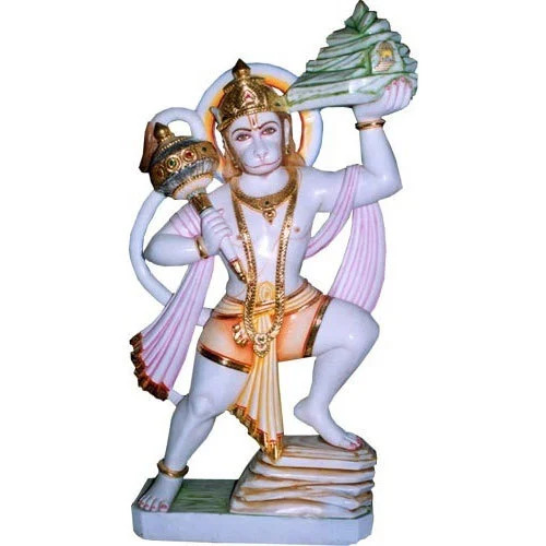 Lord Hanuman Marble Statue