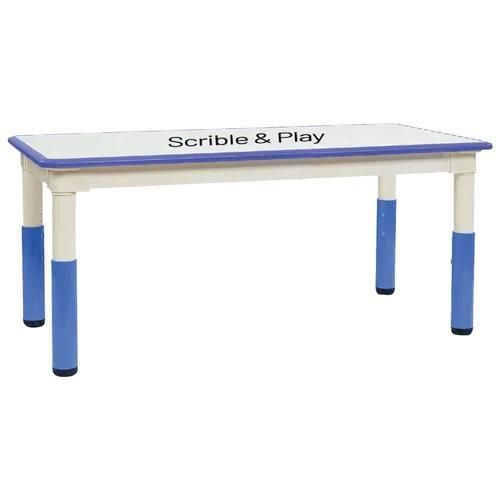 HIGH QUALITY WRITABLE WOODEN RECTANGULAR TABLE FOR KIDS 