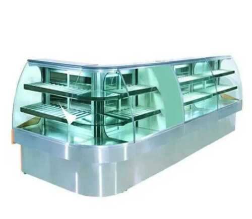 Floor Standing Heavy-Duty Stainless Steel Electrical Sweet Display Counters