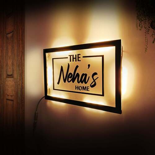 modern-design-house-led-name-plate-at-best-price-in-new-delhi-n-k-graphic