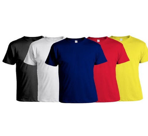 Mens Lightweight Breathable Comfortable Plain Round Neck T Shirts