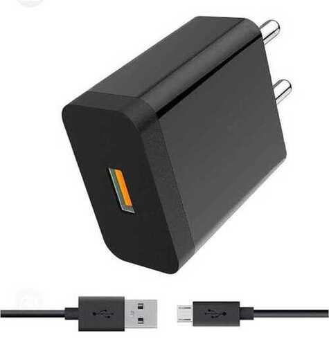 Long Lasting Black Mobile Charger 