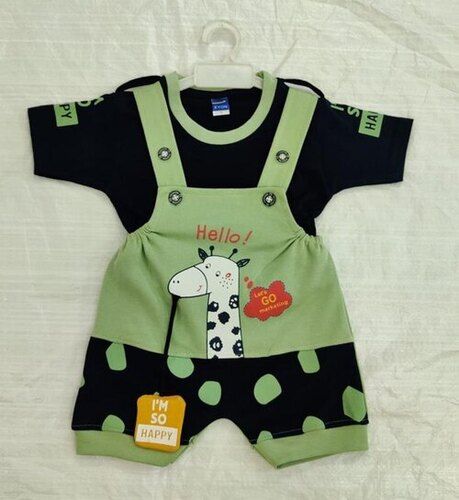 Printed Pattern New Born Baby Dress