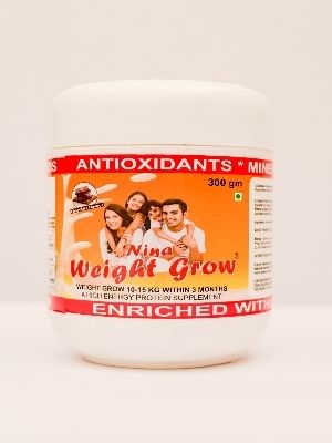 Nina Weight Grow 300gm pack,weight gainer, Supplement Powder, protein powder,nina medica