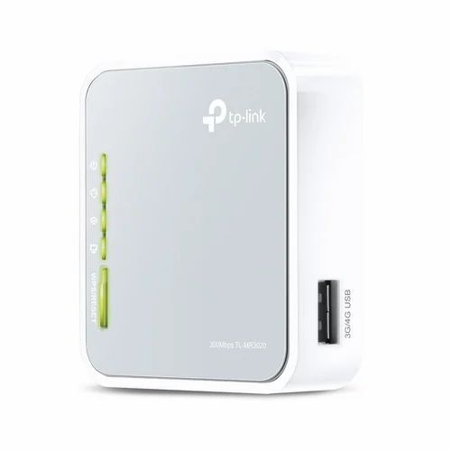 Tl-Mr3020 3g/4g White Portable Wifi Router