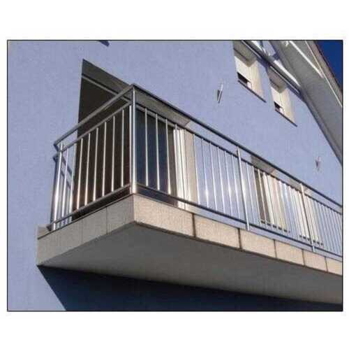 Stainless Steel Balcony Railings - High Strength, Corrosion Resistant | Eco-Friendly, Modern Style, Silver Grills from India