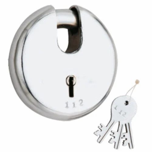 Stainless Steel Disc Pad Locks With Keys