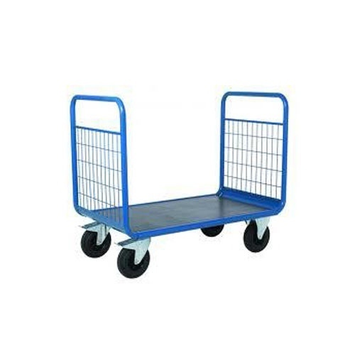 Blue Color Stainless Steel Two Way Trolleys For Industrial