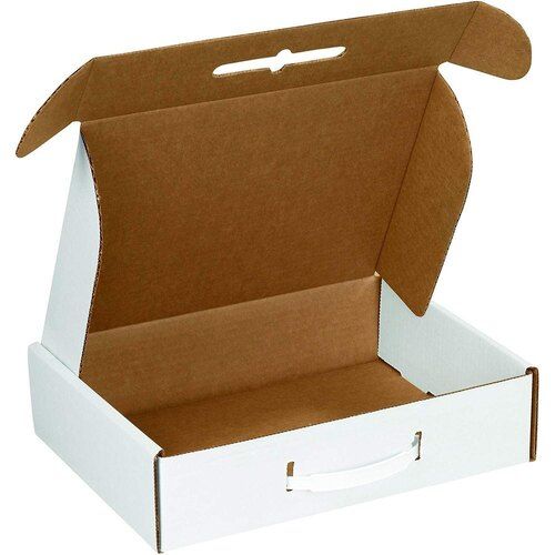 White Duplex Auto Lock Corrugated Box