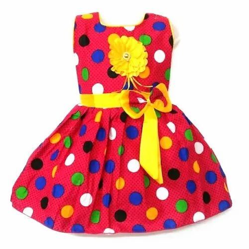 Comfortable And Easy To Wash Kids Frock