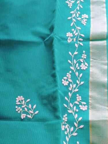 designer heavy chiffon gota patti work saree