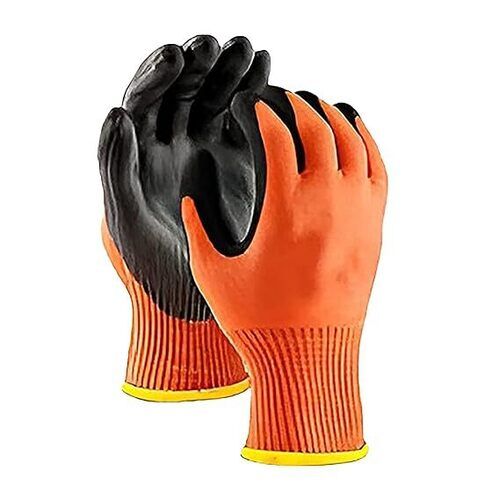 Plain Leather Full Finger Hand Gloves For Commercial Use