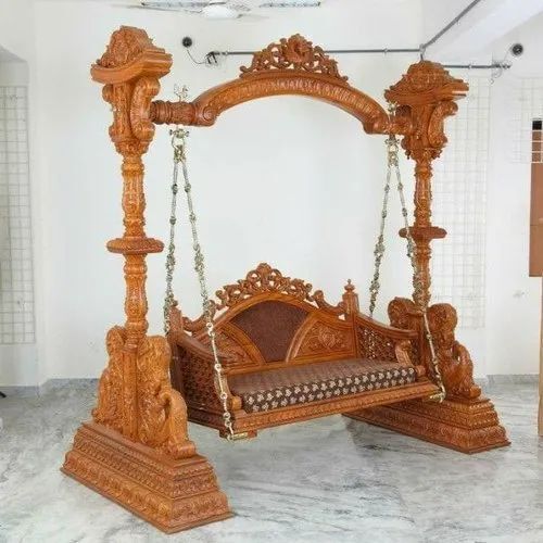 Eco Friendly Durable Handmade Designer Wooden Jhula