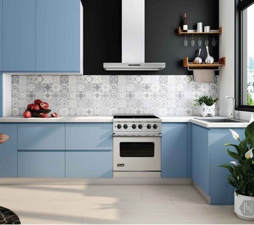 L Shape Modular Kitchen