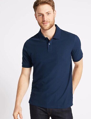 Mens Plain Collar T-Shirts