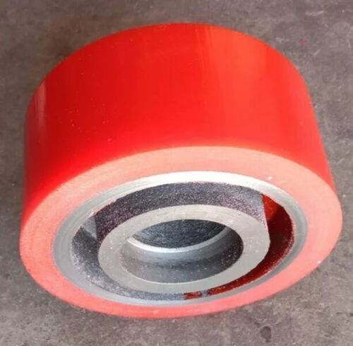 Red CIPU Pu Caster Wheels