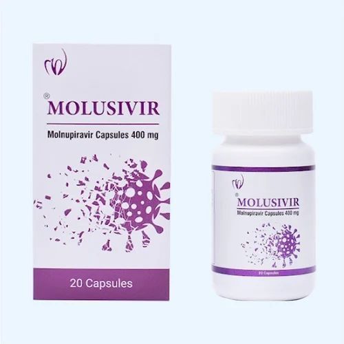 400mg Molnupiravir Capsule With 20 Capsule Packaging 