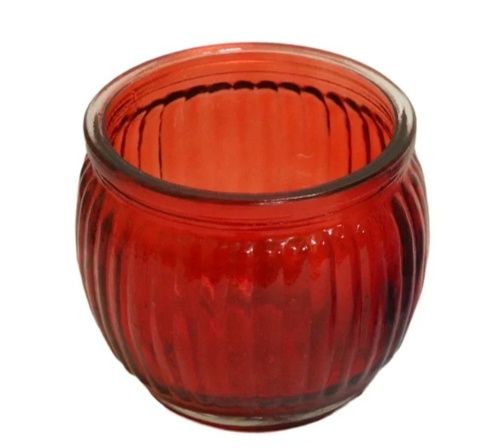 Round Multicolor Mosaic Glass Candle Holder for Home