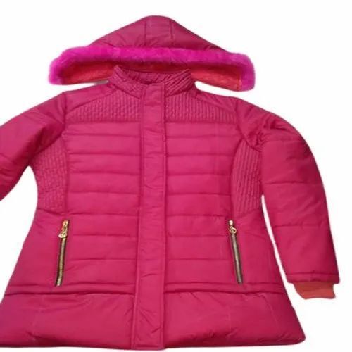 Ladies Pink Quilted Jacket