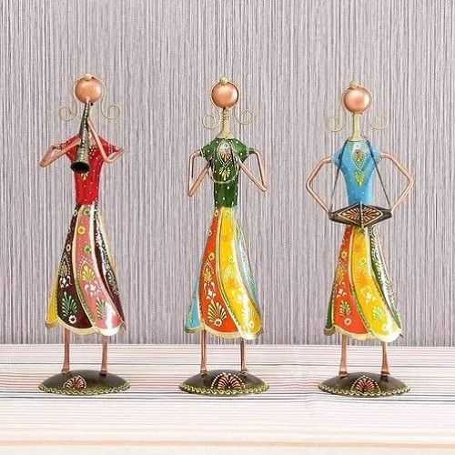 Multi Color Printed Pattern Metal Material Metal Handicraft