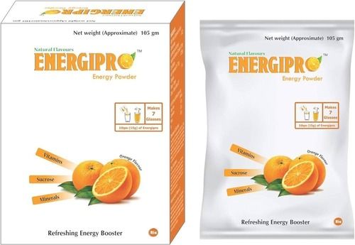 Orange Flavor Energy Booster Powder